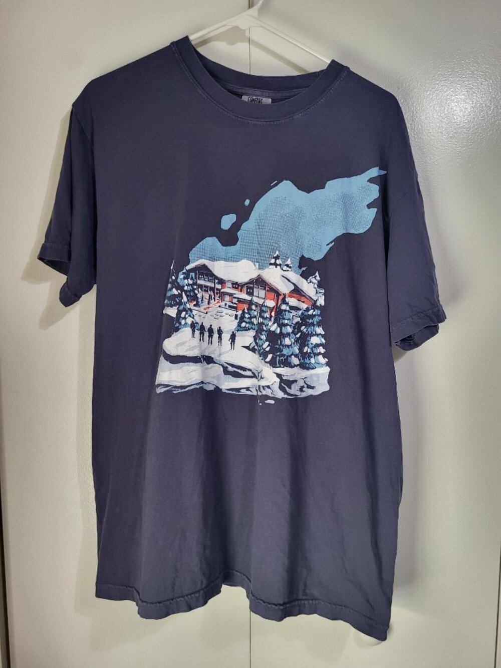 Ubisoft Six Siege Chalet Comfort Colors T-Shirt Iconic Map Mens SZ LG - Picture 2 of 6